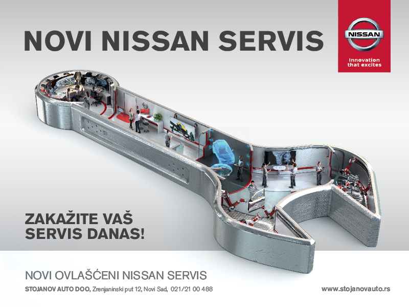 Novi ovlašćeni NISSAN servis u Novom Sadu