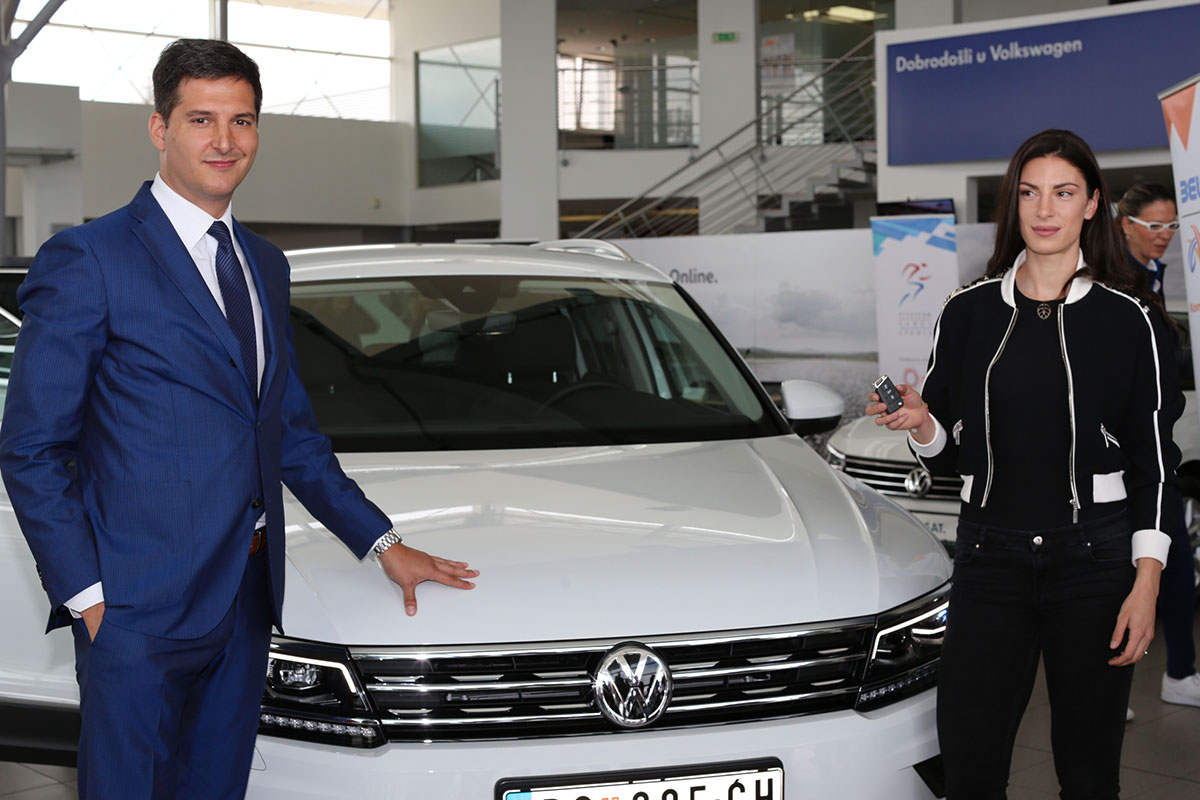 Volkswagen zvanično vozilo Evropskog dvoranskog prvenstva u atletici 2017.godine