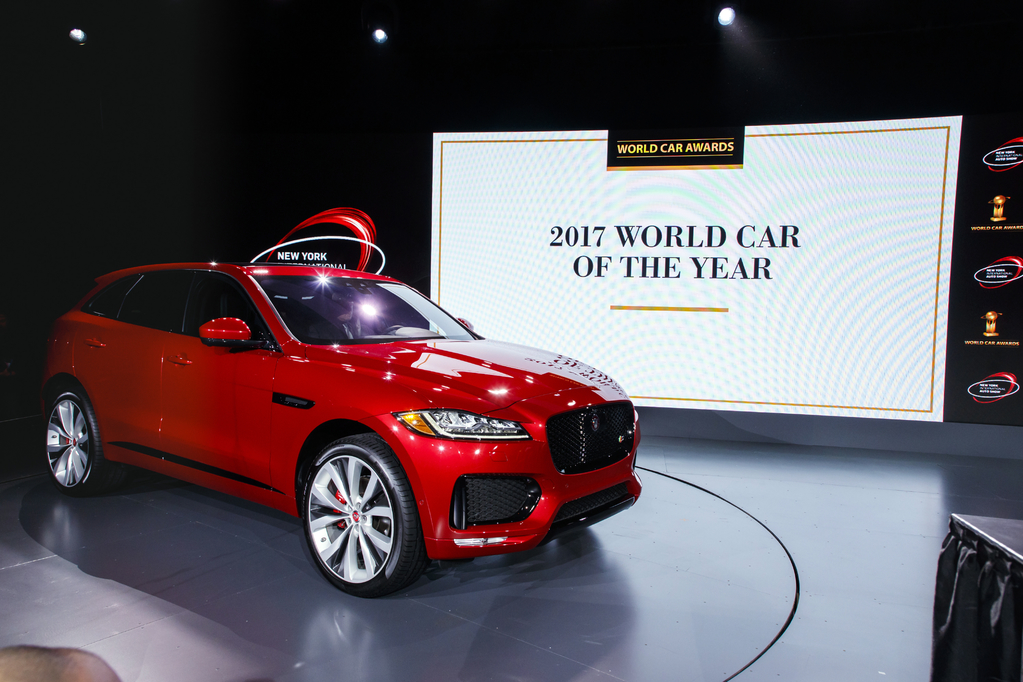 Jaguar F-PACE na World Car Awards u Njujorku proglašen za najbolji i najlepši automobil na svetu za 2017. godinu