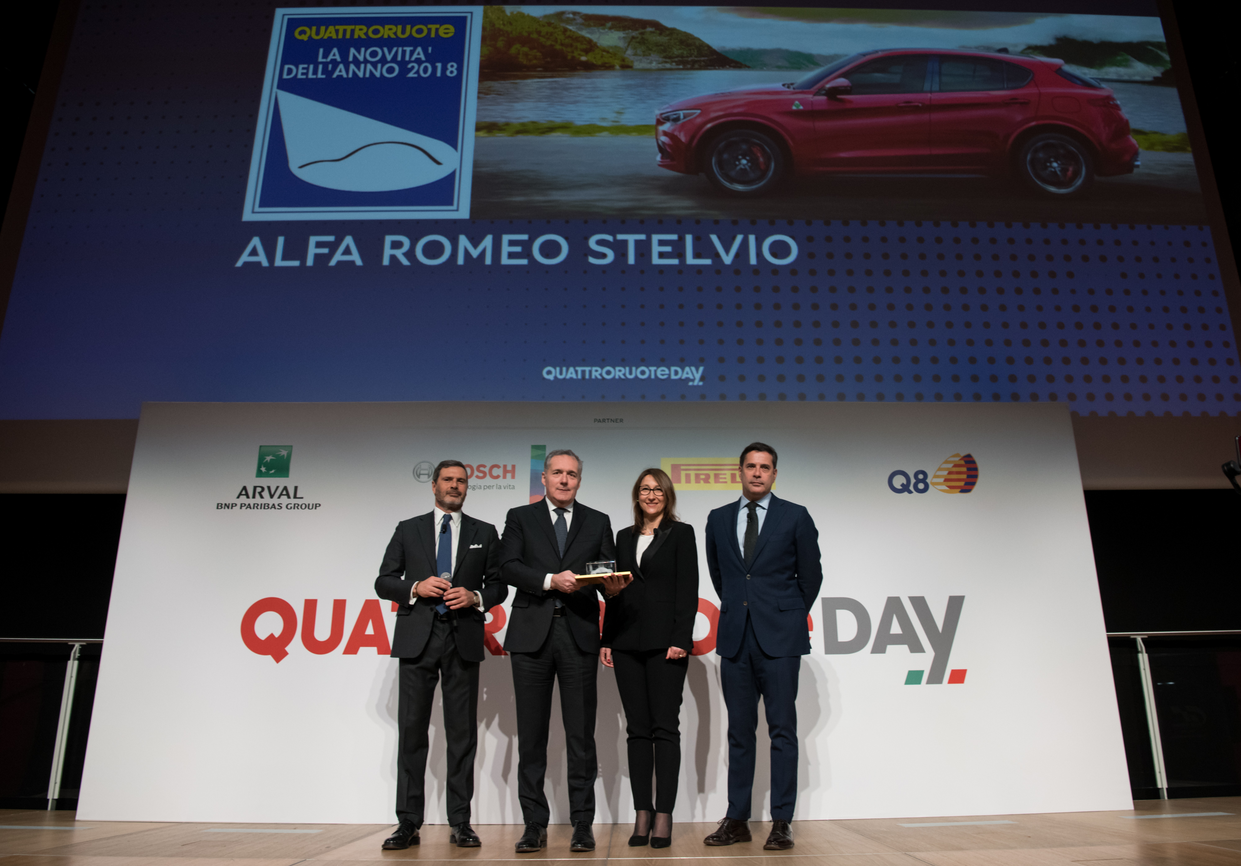 Alfa Romeo Stelvio je „Novi automobil godine 2018.“ u izboru magazina Quattroruote