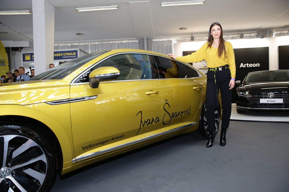 Ivana Španović dobila na korišćenje novi Volkswagen Arteon